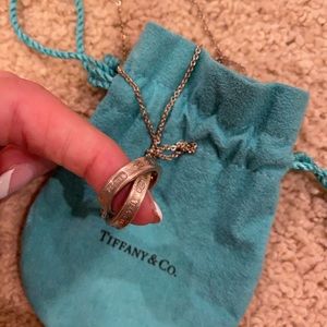 Tiffany & Co two ring necklace